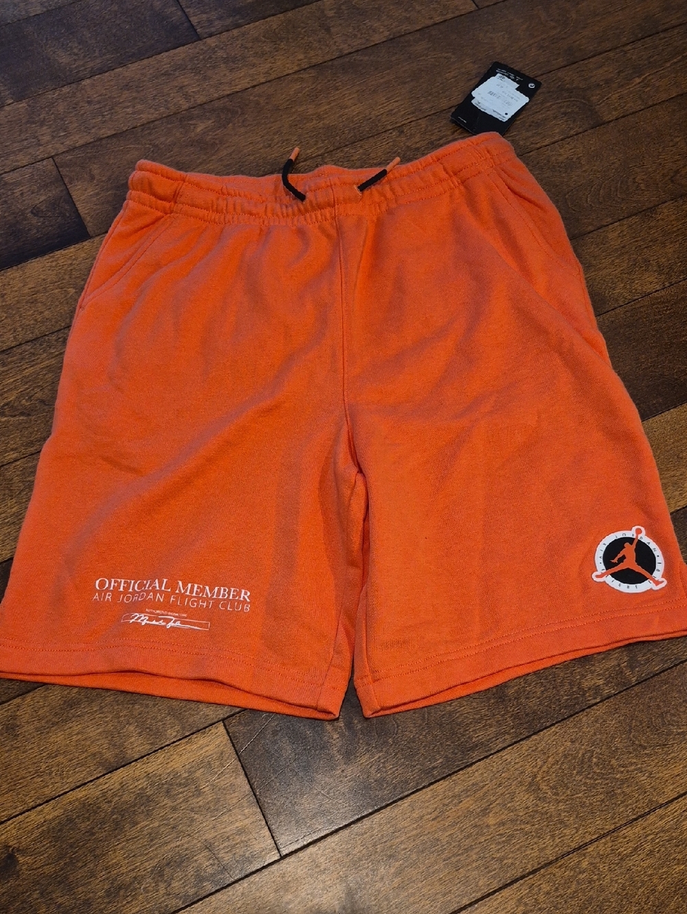 Jordan Boys Orange Flight Club Athletic Shorts